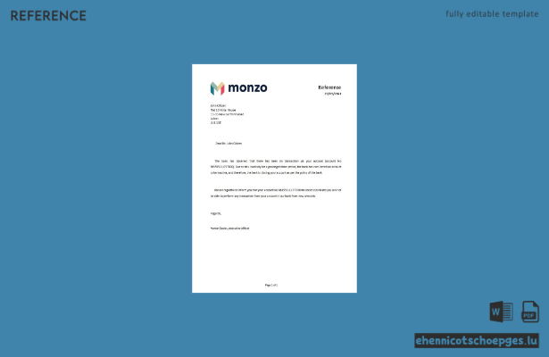 Monzo-Bankschließung im Vereinigten Königreich – Beispielvorschau